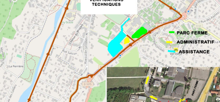 Plans des infrastructures du Rallye du Balcon-Est